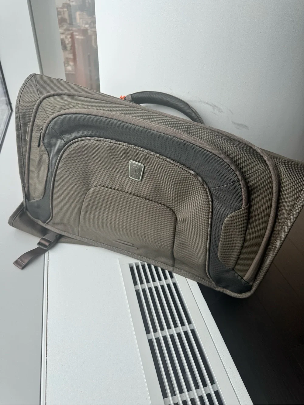 Tumi Travel Garment Bag in Taupe and Black-BRAND NEW!!
